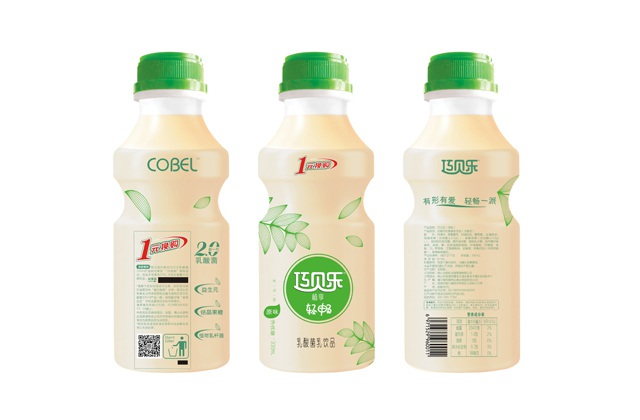 巧貝樂乳酸菌乳飲品產品包裝設計-公司LOGO形象設計、產品包裝設計、外包裝箱設計