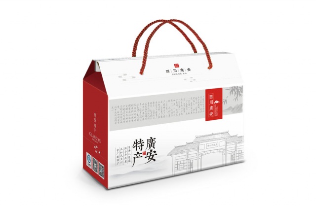 廣安特產禮品包裝視覺設計提升方案-包裝插畫設計、土特產包裝設計